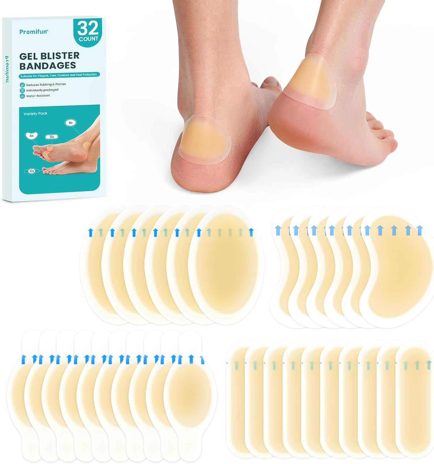 Promifun hydrocolloid blister pads